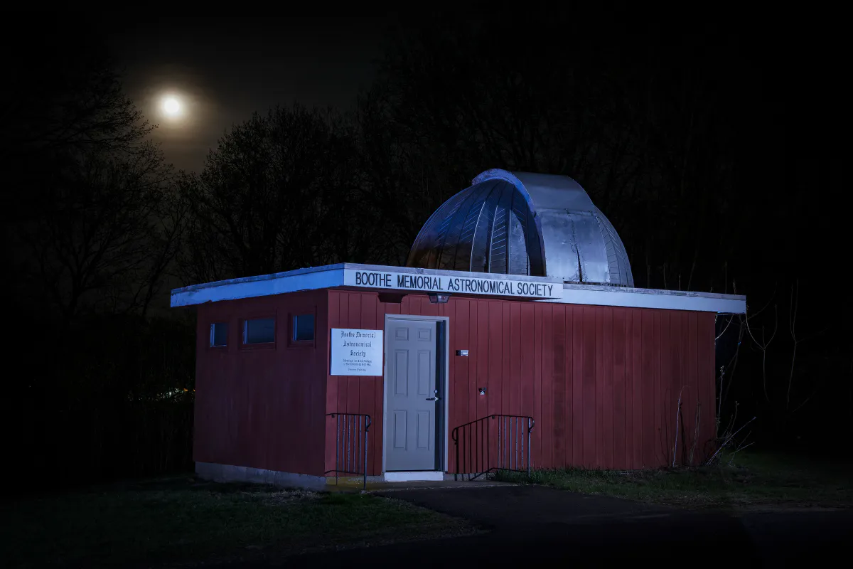 Observatory used by the Boothe Memorial Astronomical Society