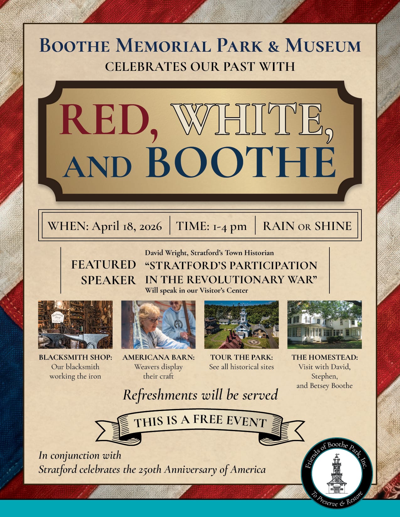 Red White and Boothe Flyer
