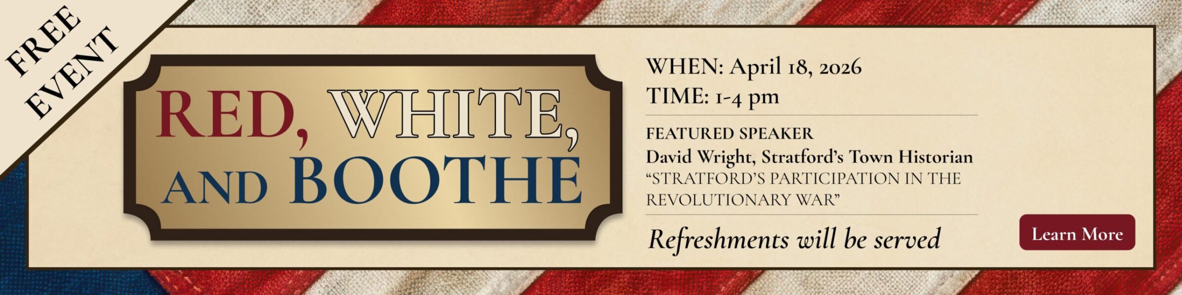 Red, White, and Boothe flyer